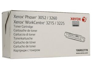 Картридж XEROX 106R02778 черный для Phaser 3052/3260 WC3215/3225
