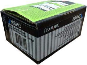 Тонер-картридж Lexmark 80C8HCE 3K Голубой Return Program для CX410/CX510