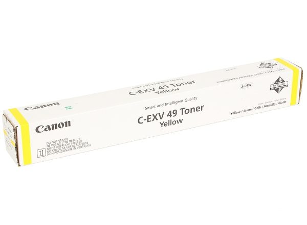 Тонер CANON C-EXV49Y желтый для iR ADV C3320/C3320i/C3325i/C3330i