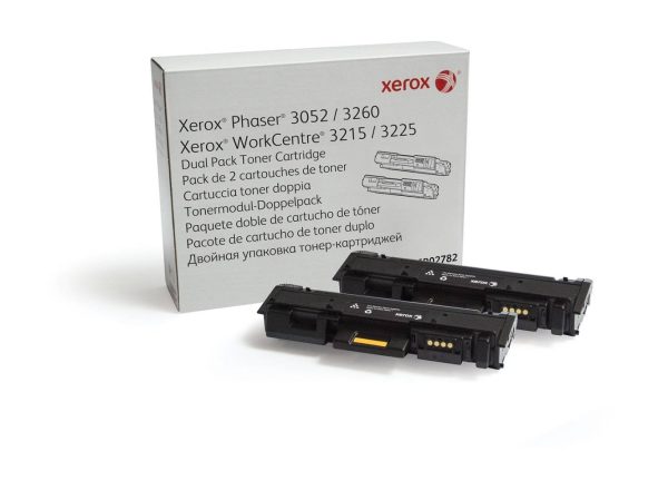 Тонер-картридж XEROX 106R02782 черный двойной для Phaser 3052/3260/ WC 3215/3225