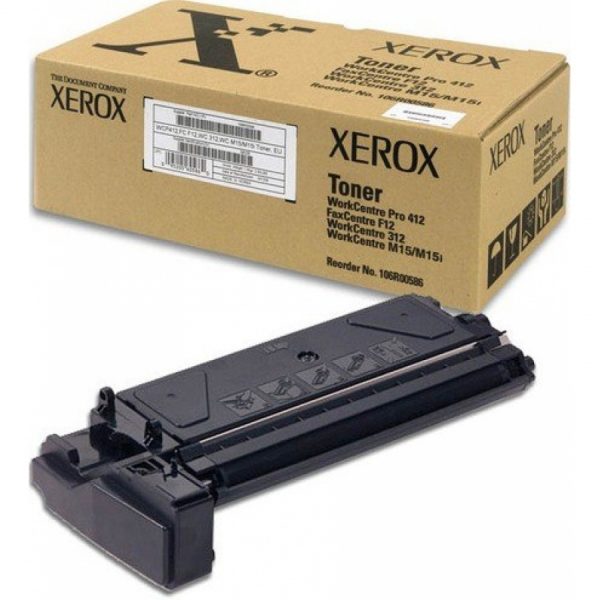 Тонер-картридж XEROX 106R00586 черный для WC 312/412/M15/M15i