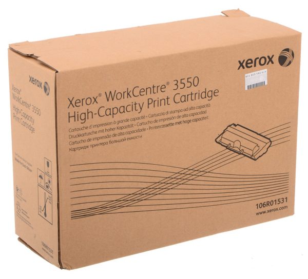 Тонер-картридж XEROX 106R01531 черный увеличенный для WC3550