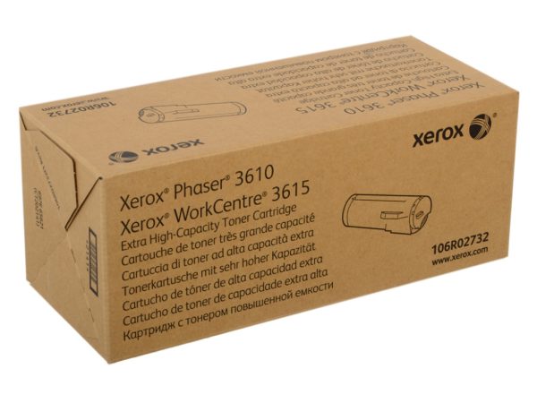 Тонер-картридж XEROX 106R02732 черный для Phaser 3610/ WC3615 25300стр