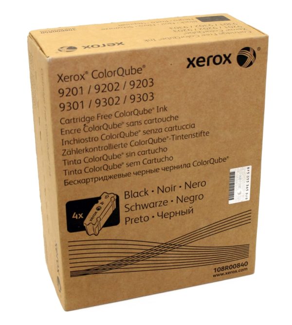 Чернила твердые XEROX 108R00840 черные (4x10K) для CQ 9201/9202/9203