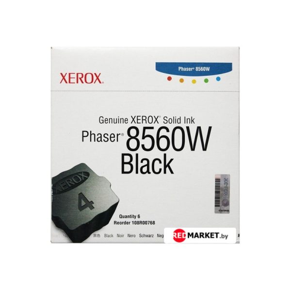 Чернила твердые XEROX 108R00768 черные для Phaser 8560 (6 шт/уп.)