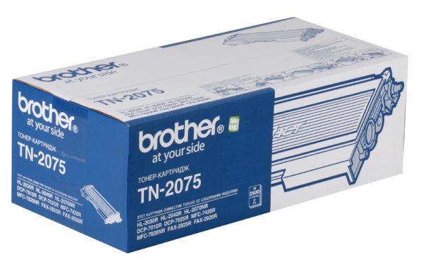 Тонер-картридж BROTHER TN-2075 черный для HL-2030R/40R/70NR