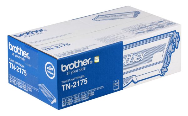 Тонер-картридж BROTHER TN-2175 черный увеличенный для HL-2140R/2150NR/2170WR