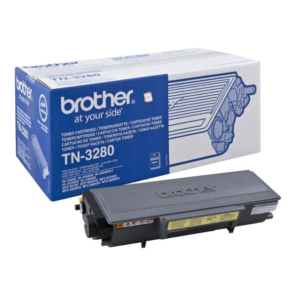 Тонер-картридж BROTHER TN-3280 черный для HL-5340D/5350DN/5370DW 8000 стр