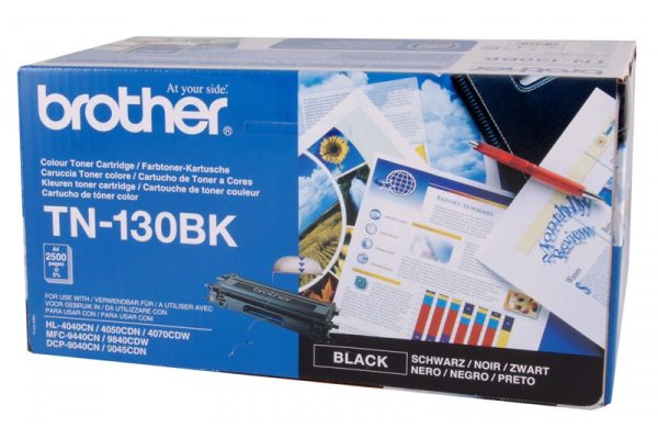 Тонер-картридж BROTHER TN-130Bk черный для MFC-9440CN/HL-4040CN 2500 стр