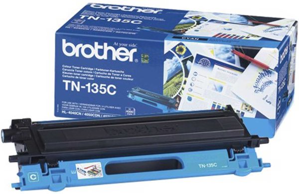 Тонер-картридж BROTHER TN-135C голубой для MFC-9440CN/HL-4040CN 4000 стр