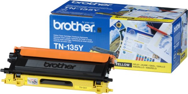Тонер-картридж BROTHER TN-135Y желтый для MFC-9440CN/HL-4040CN 4000 стр