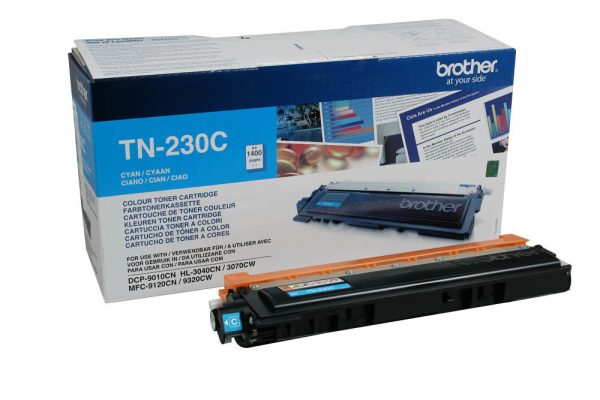 Тонер-картридж BROTHER TN-230C голубой для HL3040/DCP9010CN/MFC9120CN 1400 стр