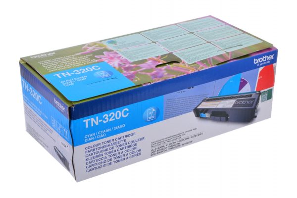 Тонер-картридж BROTHER TN-320C голубой для HL-4150CDN/MFC-9465CDN 1500 стр