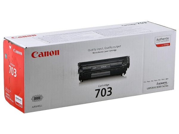 Картридж CANON Cartridge 703 черный для LBP 2900/3000