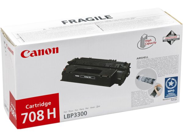 Картридж CANON Cartridge708H черный увеличенный для LBP 3300/3360