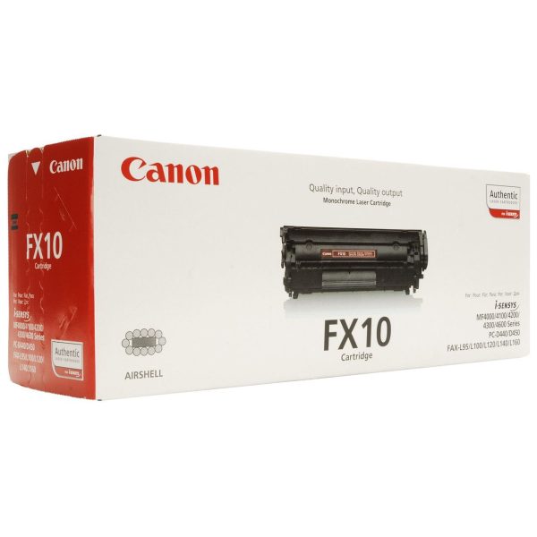 Картридж CANON FX10 черный для I-SENSYS MF4010/18/4120/40