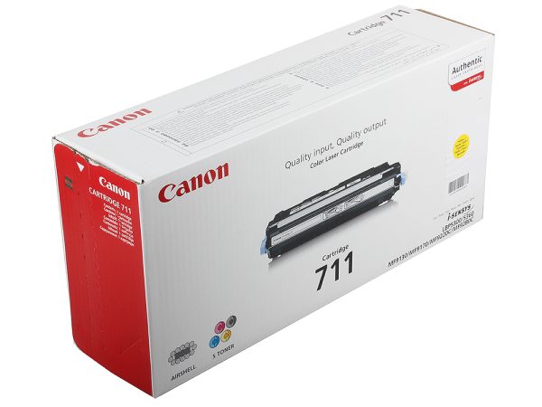 Тонер-картридж CANON Cartridge 711Y желтый для LBP 5300
