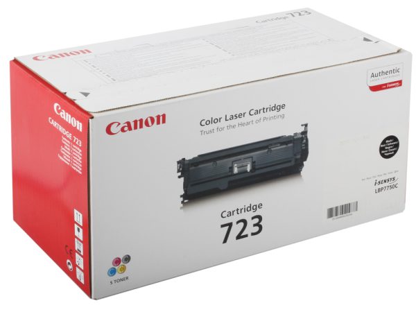 Тонер-картридж CANON Cartridge723BK черный для i-SENSYS LBP7750Cdn