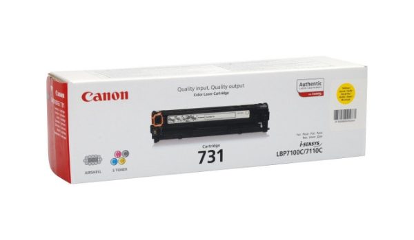 Тонер-картридж CANON Cartridge731Y желтый для LBP 7100Cn/7110Cw