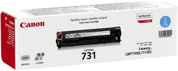 Тонер-картридж CANON Cartridge731C синий для LBP 7100Cn/7110Cw