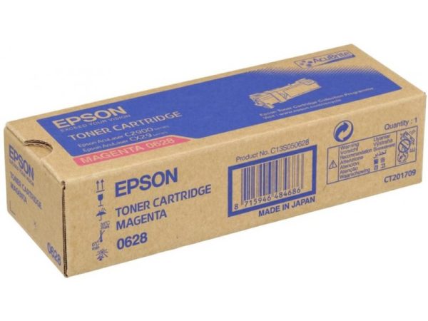 Тонер-картридж EPSON S050628 малиновый для AcuLaser C2900/CX29