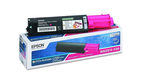 Тонер-картридж EPSON S050188 малиновый для AcuLaser С1100/CX11N/NF