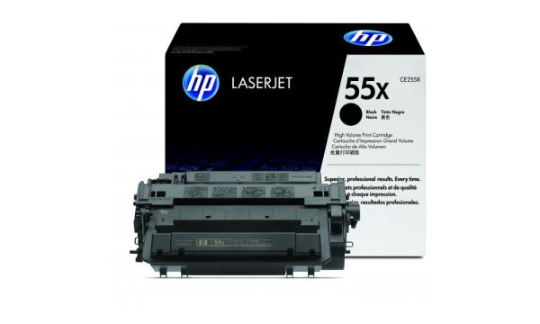 Картридж HP CE255X черный увеличенный для LJ P3015