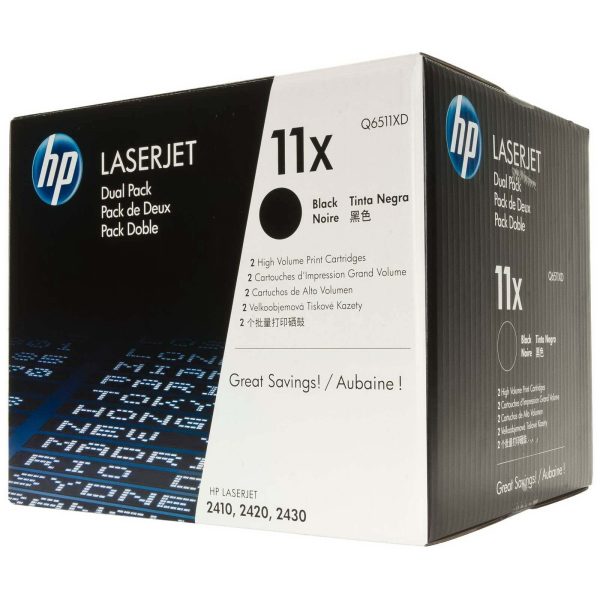 Картридж HP Q6511XD черный двойной для LJ 2410/20/30
