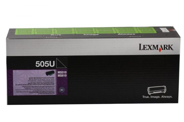 Тонер-картридж LEXMARK 50F5U00 черный для MS510/610