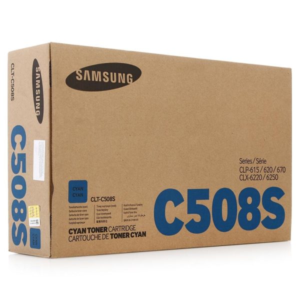 Картридж SAMSUNG CLT-C508S синий стандартный для CLP-620/670/CLX-6220/6250