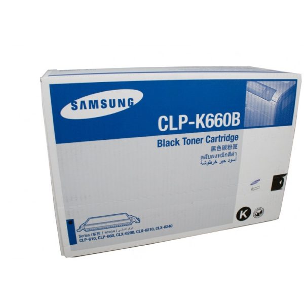 Картридж SAMSUNG CLP-K660B черный увеличенный для CLP-610ND/660N/660ND
