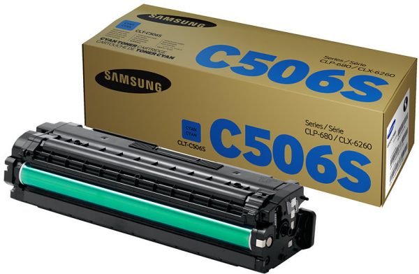 Картридж SAMSUNG CLT-C506S синий стандартный для CLP-680/CLX-6260