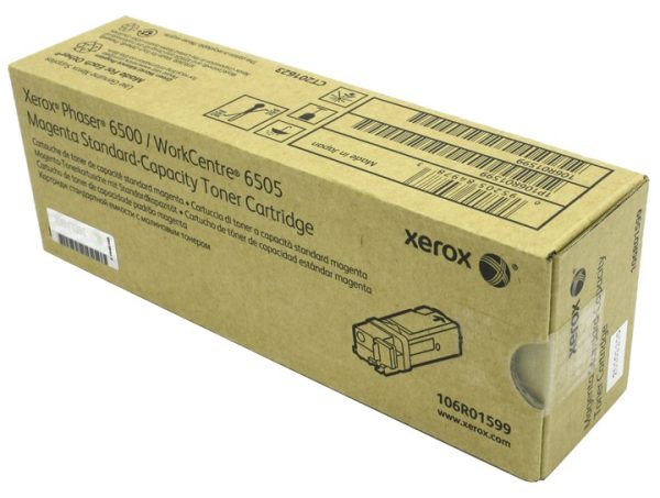 Принт-картридж XEROX 106R01599 малиновый стандартный для Phaser 6500/WC 6505