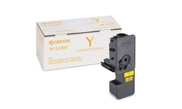 Тонер Kyocera TK-5230Y желтый для ECOSYS P5021,P5026,M5521,M5526