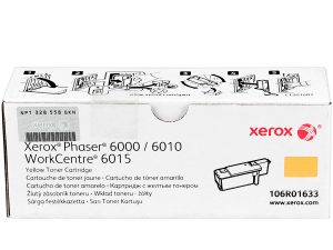 Тонер-картридж XEROX 106R01633 жёлтый для Phaser 6000/6010/WC6015