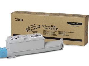 Тонер-картридж XEROX 106R01218 синий увеличенный для Phaser 6360