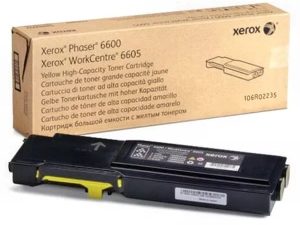 Тонер-картридж XEROX 106R02235 желтый увеличенный для Phaser 6600/WC 6605