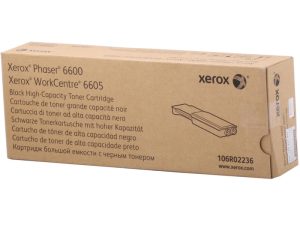 Тонер-картридж XEROX 106R02236 черный увеличенный для Phaser 6600/WC 6605