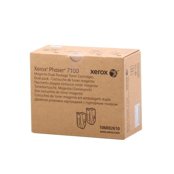 Тонер-картридж XEROX 106R02610 малиновый увеличенный для Phaser 7100