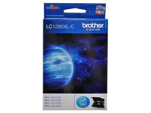 Картридж BROTHER LC1280XLC голубой увеличенный