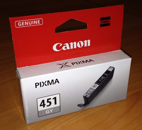 Картридж CANON CLI-451GY серый стандартный для PIXMA iP7240/MG6340