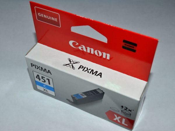 Картридж CANON CLI-451XLC синий увеличенный для PIXMA iP7240/MG6340