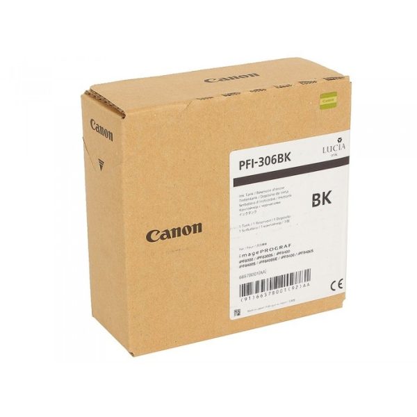 Картридж CANON PFI-306BK черный для Pixma iPF8300/8300S/8400/9400/9400S