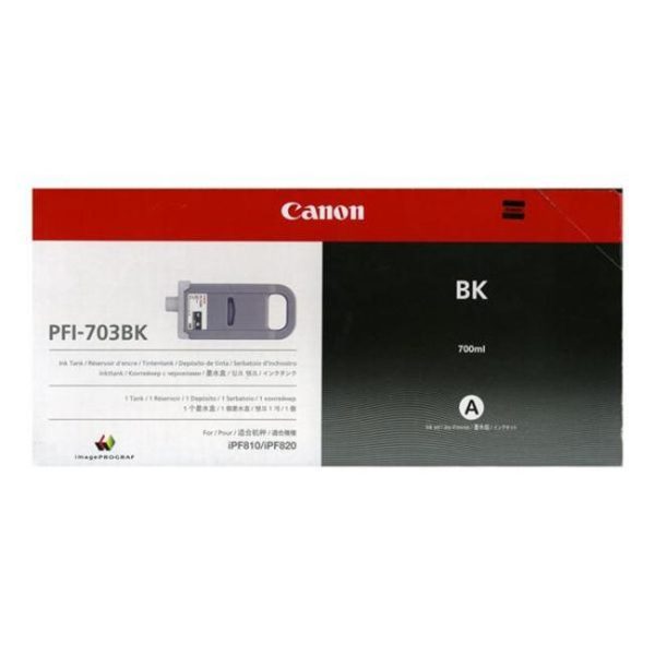 Картридж CANON PFI-703BK черный для IPF810/815/820