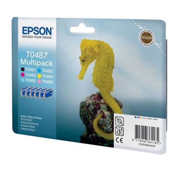 Картридж EPSON T04874010 мульти-упаковка для R200/300/RX500/600/620/640