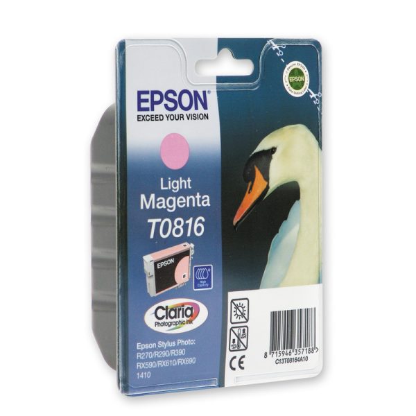 Картридж EPSON T08164A светло-малиновый увеличенный для ST R270/R290/RX590