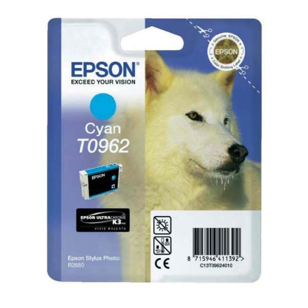 Картридж EPSON T09624010 голубой для PH R2880