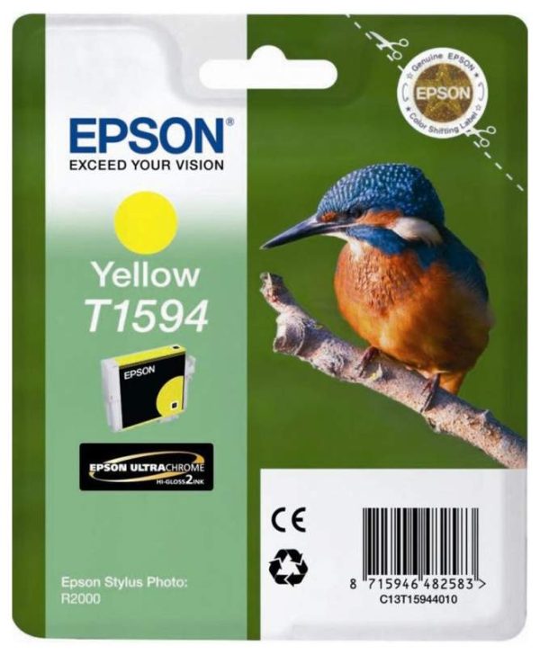 Картридж EPSON T1594 желтый для Stylus Photo R2000