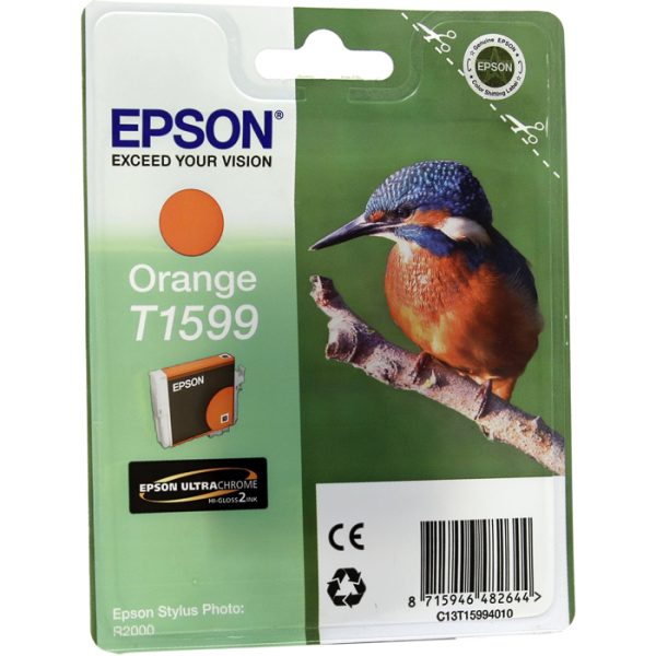 Картридж EPSON T1599 оранжевый для Stylus Photo R2000