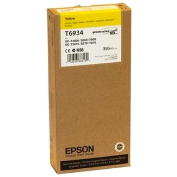Картридж EPSON T693400 желтый для SC-T3000/T5000/T7000 UltraChrome XD